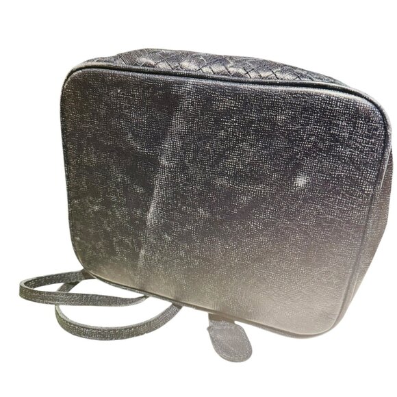 Patricia Nash Braided Leather Drawstring Bucket bag in blue - Picture 5 of 9